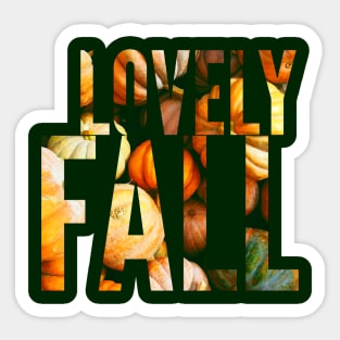 Lovely fall Sticker